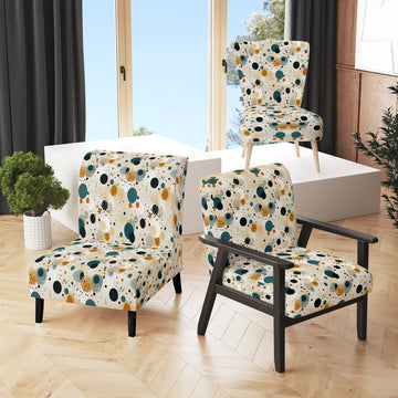 Industrial Chic Polka Dots Pattern - Modern Arm Chair